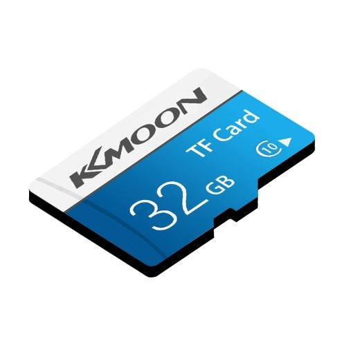 بطاقة KKmoon Micro SD بطاقة ذاكرة فلاش TF لتخزين البيانات سعة 32 جيجابايت فئة 10 سرعة سريعة (أزرق)