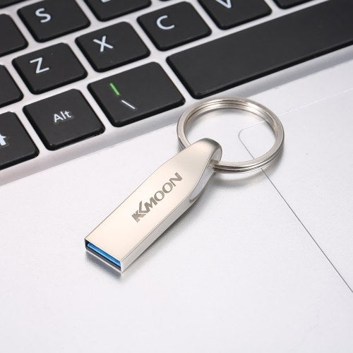 محرك فلاش USB KKmoon USB3.0 صغير محمول على شكل U قرص 16 جيجابايت محرك قلم للسيارة فضي للكمبيوتر المحمول