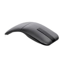 2.4G Wireless Rotatable Mouse Folding Optical Mice Portable Mouse with USB Receiver for Home/Office/Travel