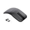 2.4G Wireless Rotatable Mouse Folding Optical Mice Portable Mouse with USB Receiver for Home/Office/Travel