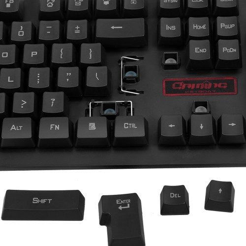 2.4G Wireless Keyboard and Optical Mouse Combo Suspended Keycap Adjustable Holder 3D Mouse for Office Work Game(Black)