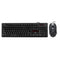 USB Wired Gaming Keyboard and Mouse Combo Waterproof 3 Color Backlit 2000DPI for Home Office