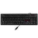 USB Wired Gaming Keyboard and Mouse Combo Waterproof 3 Color Backlit 2000DPI for Home Office