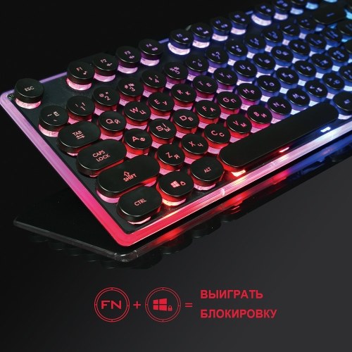 HXSJ V300 USB Wired Gaming Keyboard Backlight Steampunk Keys + Wired Gaming Mouse Anti-Slip 1600DPI with Backlight Keyboard and Mouse Combo