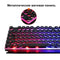 HXSJ V300 USB Wired Gaming Keyboard Backlight Steampunk Keys + Wired Gaming Mouse Anti-Slip 1600DPI with Backlight Keyboard and Mouse Combo