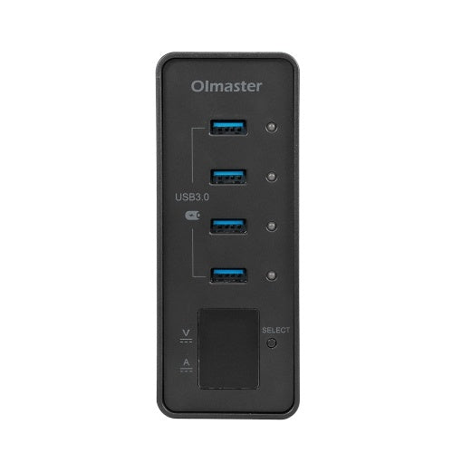 OImaster 4 منافذ USB3.0 Hub 5Gbps محور عالي السرعة شحن سريع يدعم Windows/XP/Linux/Mac/Mix