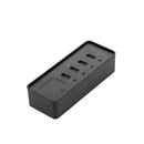 OImaster 4 منافذ USB3.0 Hub 5Gbps محور عالي السرعة شحن سريع يدعم Windows/XP/Linux/Mac/Mix