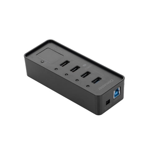 OImaster 4 منافذ USB3.0 Hub 5Gbps محور عالي السرعة شحن سريع يدعم Windows/XP/Linux/Mac/Mix