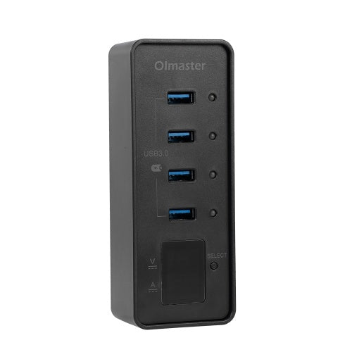 OImaster 4 منافذ USB3.0 Hub 5Gbps محور عالي السرعة شحن سريع يدعم Windows/XP/Linux/Mac/Mix