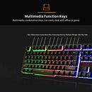 Keyboard and Mouse Combo N-Key Rollover Wired Gaming Mouse Silent Office Keyboard RGB Mouse 104Keys