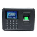 Intelligent Biometric Fingerprint Password Attendance Machine Employee Checking-in Recorder 2.4 inch TFT LCD Screen DC 5V Time Attendance Clock