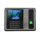 Biometric Fingerprint Password Attendance Machine Employee Checking-in Recorder 4 inch TFT LCD Screen DC 5V Time Attendance Clock