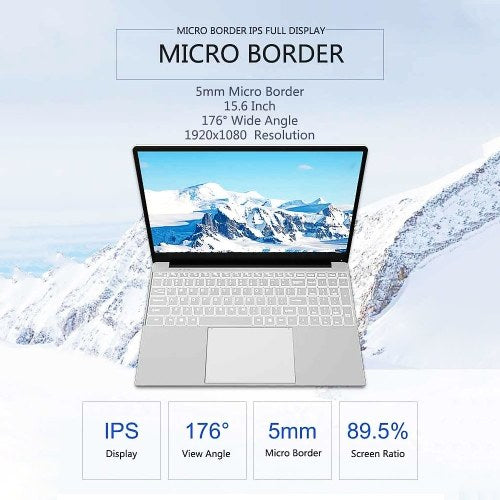 كمبيوتر محمول T-bao X8SPRO مقاس 15.6 بوصة فائق النحافة 1080P IPS Core i3 8G Memory 256G SSD كمبيوتر محمول للمكتب والألعاب