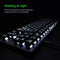 Razer BlackWidow Mechanical Keyboard Gaming Office Orange Mechanical Switches Wired Keyboard 87 Keys Black