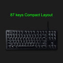 Razer BlackWidow Mechanical Keyboard Gaming Office Orange Mechanical Switches Wired Keyboard 87 Keys Black