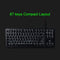 Razer BlackWidow Mechanical Keyboard Gaming Office Orange Mechanical Switches Wired Keyboard 87 Keys Black