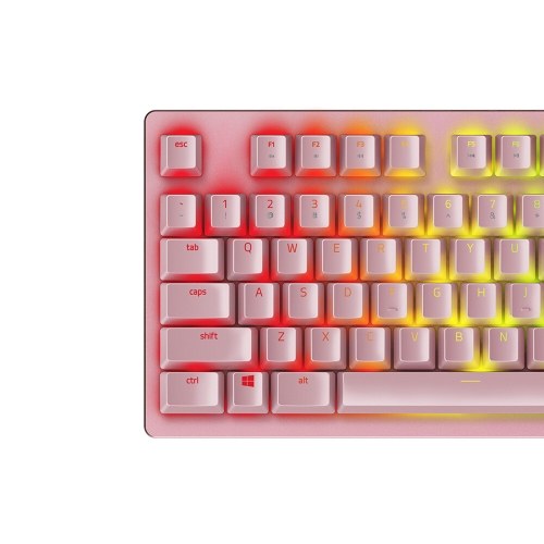 Razer Huntsman Mechanical Keyboard Gaming Opto-Mechanical Switch 104 Keys RGB Backlight Wired Keyboard Pink