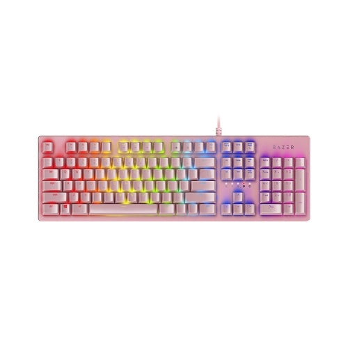 Razer Huntsman Mechanical Keyboard Gaming Opto-Mechanical Switch 104 Keys RGB Backlight Wired Keyboard Pink