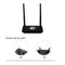 4G Wireless Wifi Router LTE 300Mbps Mobile MiFi Portable Hotspot with SIM Card Slot EU Plug (Black)