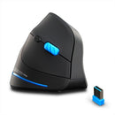 Zelotes F-35A Vertical Wireless Gaming Mouse Adjustable 2400DPI Optical 2.4G Mice