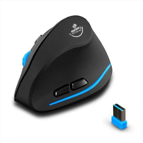 Zelotes F-35A Vertical Wireless Gaming Mouse Adjustable 2400DPI Optical 2.4G Mice