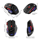 Zelotes F-14 Wireless Gaming Mouse Upgrade Edition Rechargeable Mice Adjustable 4000DPI Optical 2.4G Wireless Technology 30m