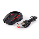 Zelotes F-14 Wireless Gaming Mouse Upgrade Edition Rechargeable Mice Adjustable 4000DPI Optical 2.4G Wireless Technology 30m