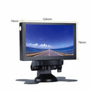 S501H Mini 5inch Monitor 5CH VGA/BNC/AV/HD/Ypbpr LCD Display Screen 800 * 480  Cross Line for DVR, DVD, PC, CCD, CCTV, Camera EU Plug