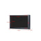 S501H Mini 5inch Monitor 5CH VGA/BNC/AV/HD/Ypbpr LCD Display Screen 800 * 480  Cross Line for DVR, DVD, PC, CCD, CCTV, Camera EU Plug