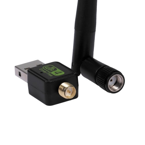 USB Wifi Router Adapter Network LAN Card with Antenna Plug & Play for  windows XP/Vista/Linux