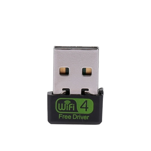 جهاز توجيه واي فاي USB صغير محول شبكة LAN بطاقة جهاز ريسيفر استقبال وإرسال التوصيل والتشغيل لنظام التشغيل Windows XP/Vista/Linux