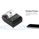 MHT-P10 Mini USB + Bluetooth Thermal Receipt Printer 48mm Phone Control for Android, IOS Printing Machine EU Plug