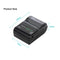 MHT-P10 Mini USB + Bluetooth Thermal Receipt Printer 48mm Phone Control for Android, IOS Printing Machine EU Plug