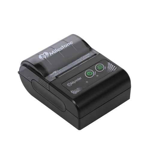 MHT-P10 Mini USB + Bluetooth Thermal Receipt Printer 48mm Phone Control for Android, IOS Printing Machine EU Plug