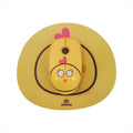 FD E680 2.4G Wireless Mouse Super Cute Cartoon Style ABS Silent Clicks Ergonomic Mute Mice With Mouse Mat Low Power Consumption Yellow