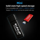 قرص فلاش USB ذو الحالة الصلبة من Arealer Mini SSD ذو الحالة الصلبة للتخزين عالي السرعة باللون الأسود 128 جيجابايت