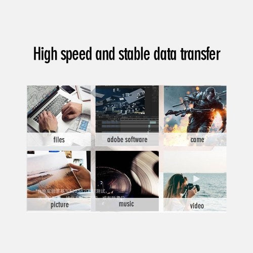 Arealer Mini Solid State Drive SSD Solid State USB Flash Disk Solid State High Speed Storage Black 128GB