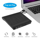 USB Pop-up Mobile External DVD-RW Portable Drive ODD External DVD Drive ROM Player Writer for Windows Linux Mac 1.5CM Plug & Play