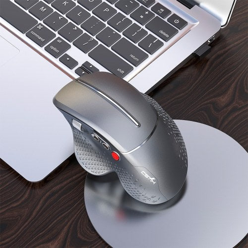 HXSJ T32 2.4GHz Vertical Wireless Mute Mouse 6 Keys