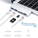 5IN1 متعدد المنافذ USB-C HUB إلى USB 3.0 Type-C محول محول SD TF قارئ بطاقات التوصيل والتشغيل