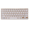 2.4G Mini Wireless Keyboard and Mouse Combo Alloy Panel Keyboard and Mouse Set for PC Laptop Gold