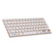 2.4G Mini Wireless Keyboard and Mouse Combo Alloy Panel Keyboard and Mouse Set for PC Laptop Gold