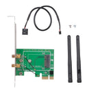 M.2 NGFF to PCI-E Converter Card Network Card Gigabit Ethernet 	BT Adapter Card Board for Desktop PC