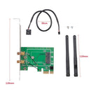 M.2 NGFF to PCI-E Converter Card Network Card Gigabit Ethernet 	BT Adapter Card Board for Desktop PC