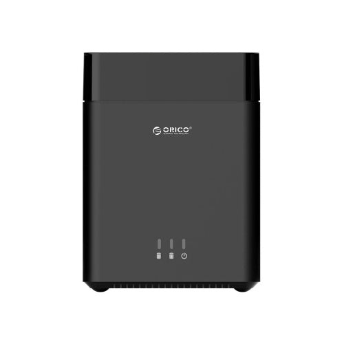 Orico DS200U3-BK قرصين HDD الضميمة USB3.0 المغناطيسي 3.5 بوصة تخزين القرص الصلب صندوق 20 تيرا بايت دعم بروتوكول UASP التوصيل والتشغيل الولايات المتحدة التوصيل