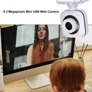 0.3 Megapixels High-definition Web Camera Clip-on USB Webcam for PC Laptop Computer Desktop