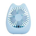 New Cat USB Fan Mini Portable Fan Rechargeable Small Fan for Home Office Desktop Dormitory SQ 2022 Pink