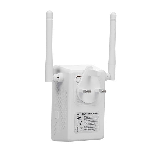 AC02 Dual Band 2.4GHz/5GHz 750Mbps Wifi Repeater