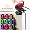 HXSJ LG-68 Desktop Webcam Built-in Sound-absorbing Microphone Video Call Webcam for PC Laptop Black+Red