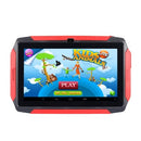 7 inch Kids Tablet Android 4.4 OS Learning Tablet 1024*600 Resolution 512MB+8GB Storage WiFi/BT Connection Black US Plug